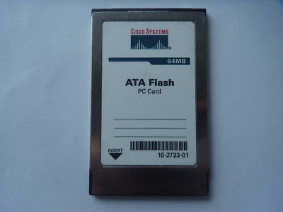 64MB industrial flash ata pc card cisco card genuine