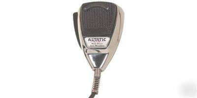 Astatic 636L-c chrome noise cancelling microphone 4 pin