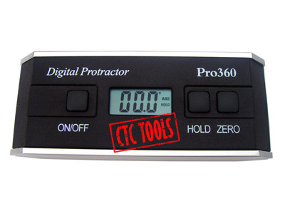 Auto-calibrating digital level & protractor #H25
