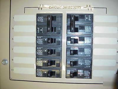 Bryant 100 amp automatic transfer switch & load center