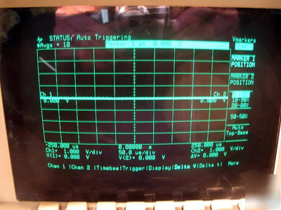 Hp 54100D digitizing oscilloscope main frame tested