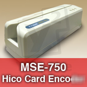 MSE750 hico 3TRACK magstripe card encoder reader MSR206