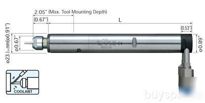 Nsk nakanishi 90Â° air motor spindle msst-2302RA 0.91