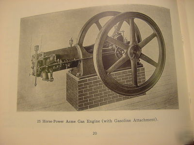 S.m. jones acme gas and gasoline engine manual hit miss