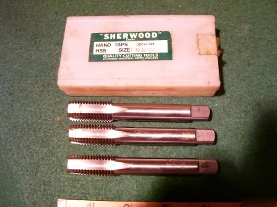 Set M16 x 2 metric hss taps by sherwood vgc thread tool