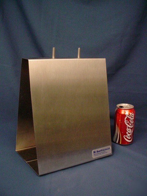 Stainless steel store deli meat bag holder dispenser