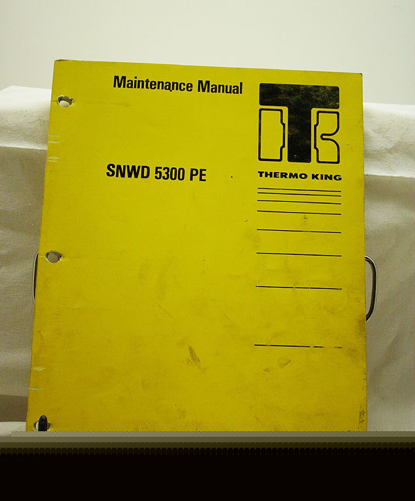 Thermo king super snwd 5300 pe nwd maintenance manual