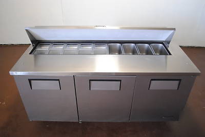 True tssu-72-18 salad/sandwich refrigerated prep table 