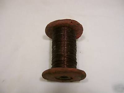 Vintage spool of varnished copper magnet wire