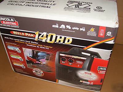 New lincoln electric 140 hd weld pak mig welder 