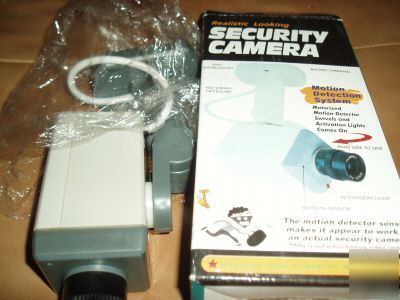 New realistic ing security camera- motorized- 