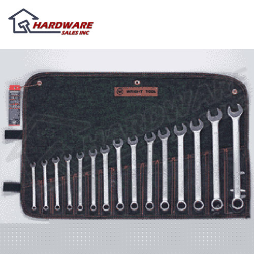 New wright tool 752 combination wrench 7-22MM set 15 pc 