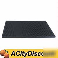 2DZ update black rubber bar mats 17Â¾