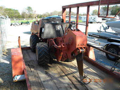 Ditch witch sx-400 vibratory plow & heavy duty trailer