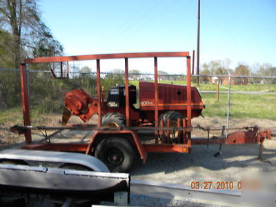 Ditch witch sx-400 vibratory plow & heavy duty trailer