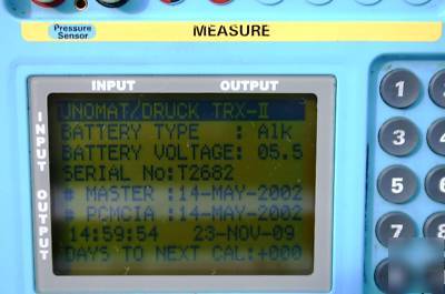 Druck trx trx-ii unomat documenting process calibrator