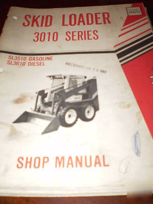 Gehl 3010 series skid loader shop manual
