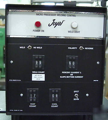 Joyal micro processor welding controller & transformer