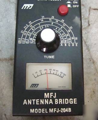 Mfj antenna bridge model mfj-204B complete