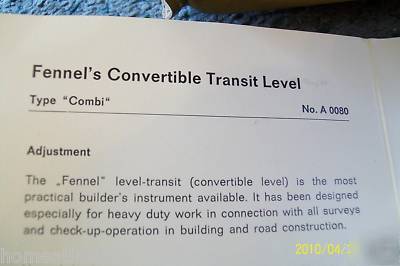 Mint fennel kassel convertible transit level box tripod