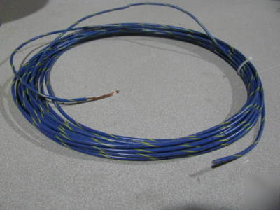 Mtw 12 awg blue/yellow copper stranded wire 50' 