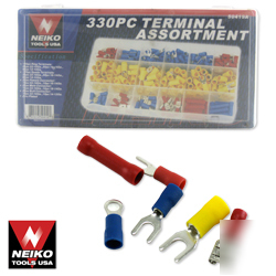 New 330PC electrical terminal assortment set 