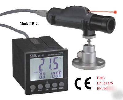 New IR91 50:1 panel ir laser thermometer infrared meter 