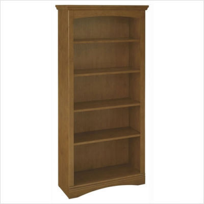 Bush grove park bookcase in tea maple