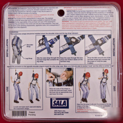 Dbi sala suspension trainma safety strap