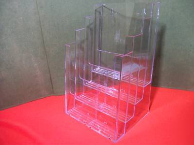 8 1/2 x 11 brochure or side by side 4X9 tri fold holder