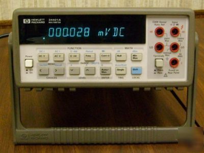 Agilent / hp 34401A 6Â½ digit dmm 