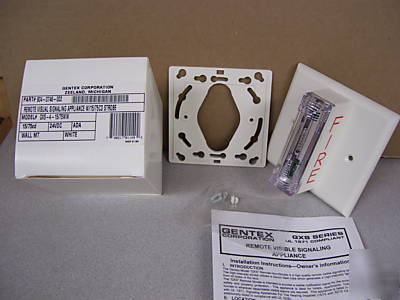 Gentex gxs-4-15/75WW alarm strobe 904-0746-002 