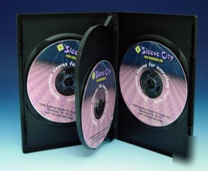 Lot of 100, 4 capacity dvd case disk keeper