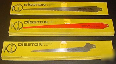 New disston twist-n-lock saw set & 14 xtra blades brand 
