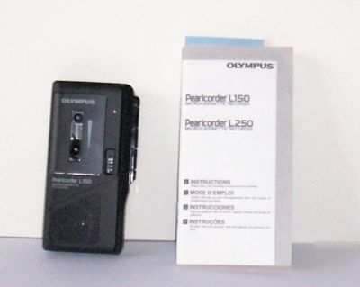 Olympus pearlcorder L150 micro voice activated, tapes, 