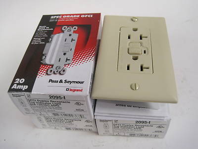 Pass seymour legrand 2095-i gfci duplex receptacles lot