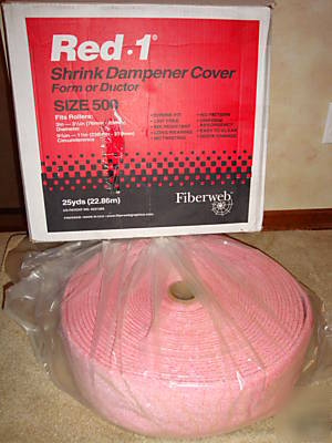 Red . 1 shrink dampener cover roll size 500 