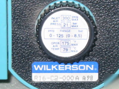 Regulator / filter combination, wilkerson, 1/4 ports