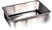 Solid full size deli steam table pan cover w/handle