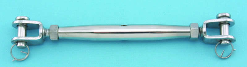 Turnbuckle stainless, jaw & jaw, eye & eye, hook & hook