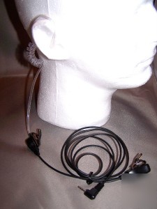 New 2 wire tube earpiece motorola talkabout 2.5MM plug 