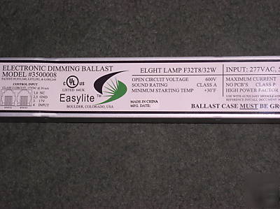 New easylite fluorescent parallel dimming ballast F32T8