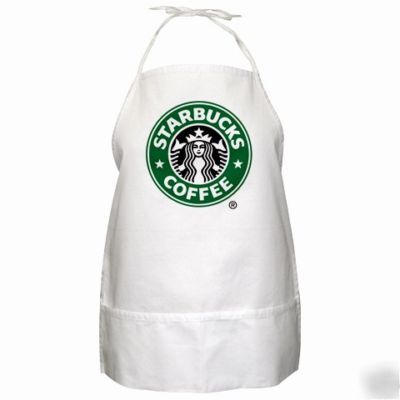 New starbucks coffee logo bbq apron