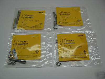 New turck 8MM pnp 24 vdc proximity switches lot of 4 