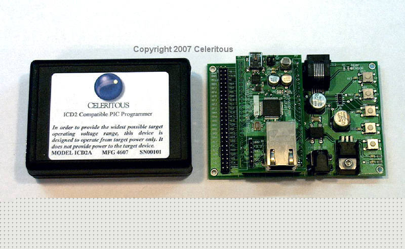 Picweb development kit with ICD2A programmer