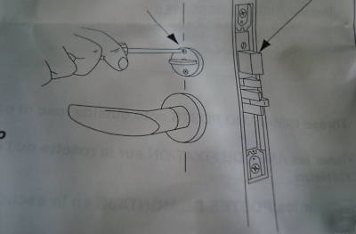 Schlage dormitory lock L9473L deadbolt brushd aluminum