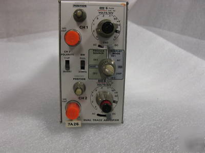 Tektronix 7A26 dual trace amplifier ***on sale***