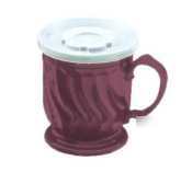 TurnburyÂ® cranberry insulated pedestal base cup