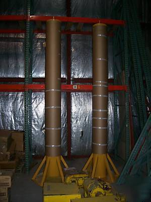 500# cap. spanco freestanding pedestal jib crane system
