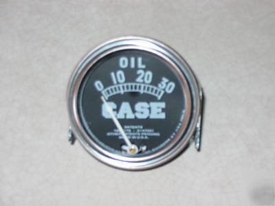 Case vac 200 430 oil pressure gauge 0 to 30 psi